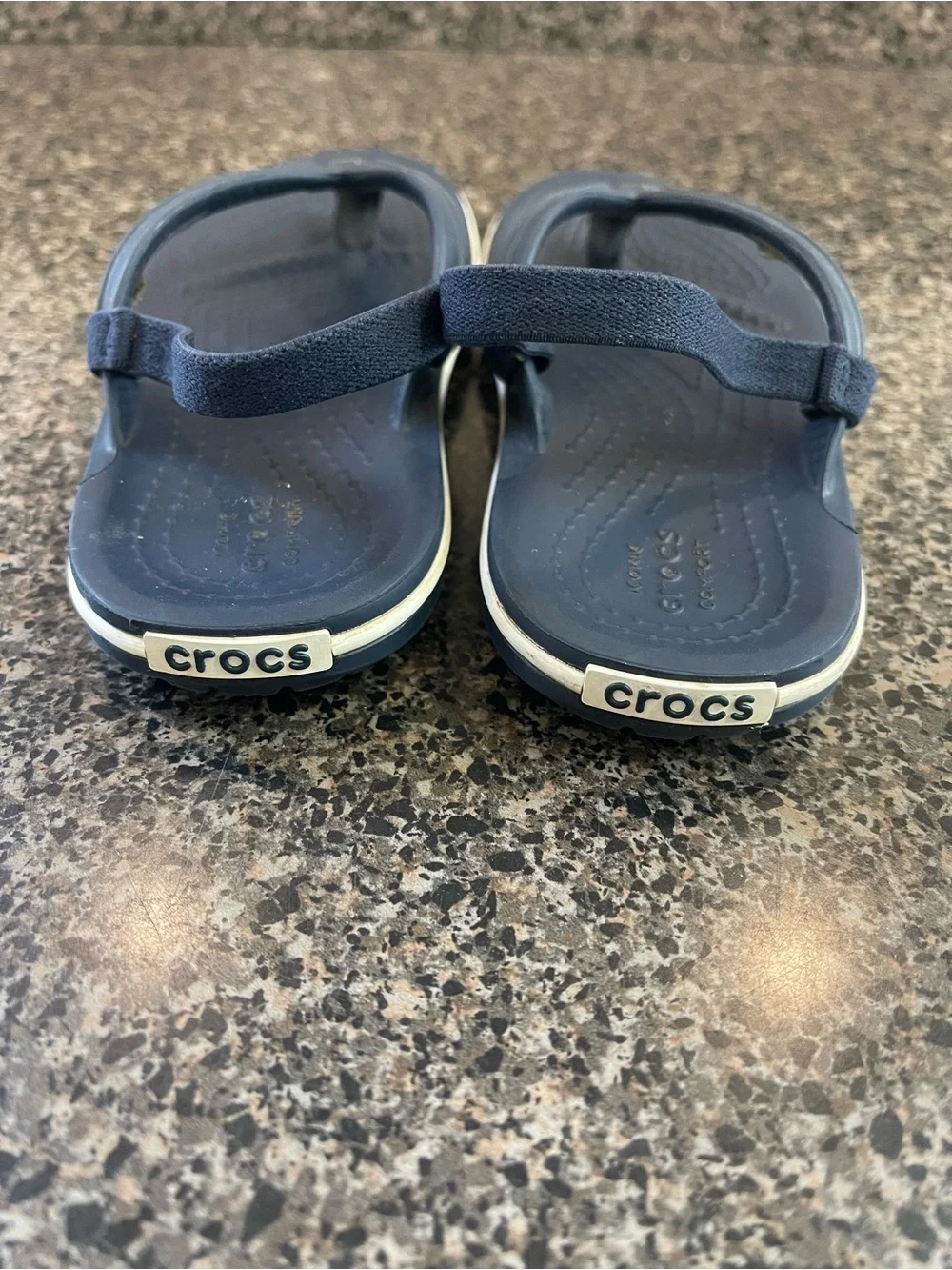 Crocs Kids' Blue Thong Slingback Sandals Size C9